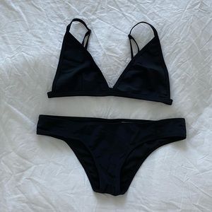 Anine Bing Black Bikini